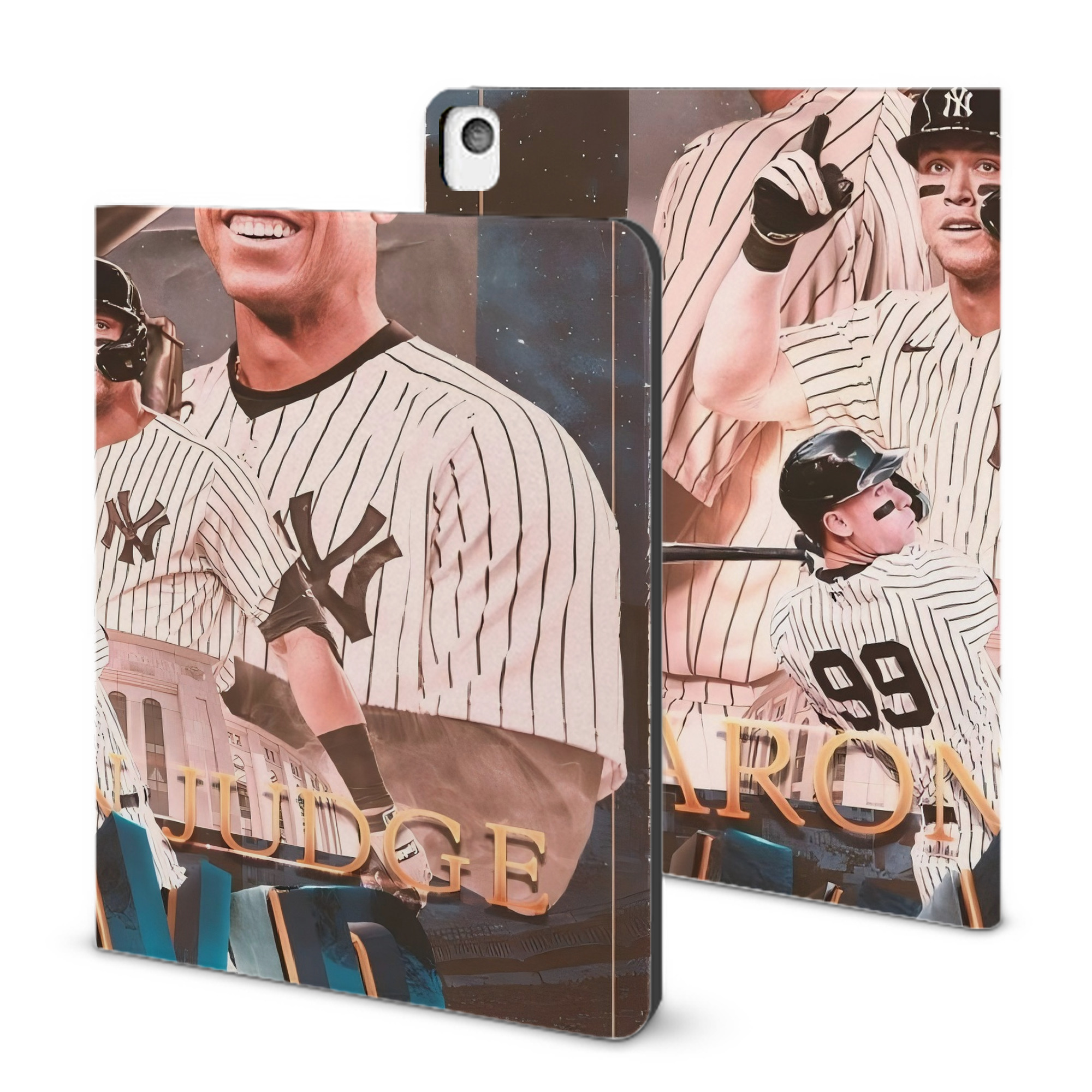 Aaron Judge MVP IPad Book-Style Case With Pencil Slot – Slim PU & TPU Cover – Full Protection, Precise Fit, Water & Scratch Resistant